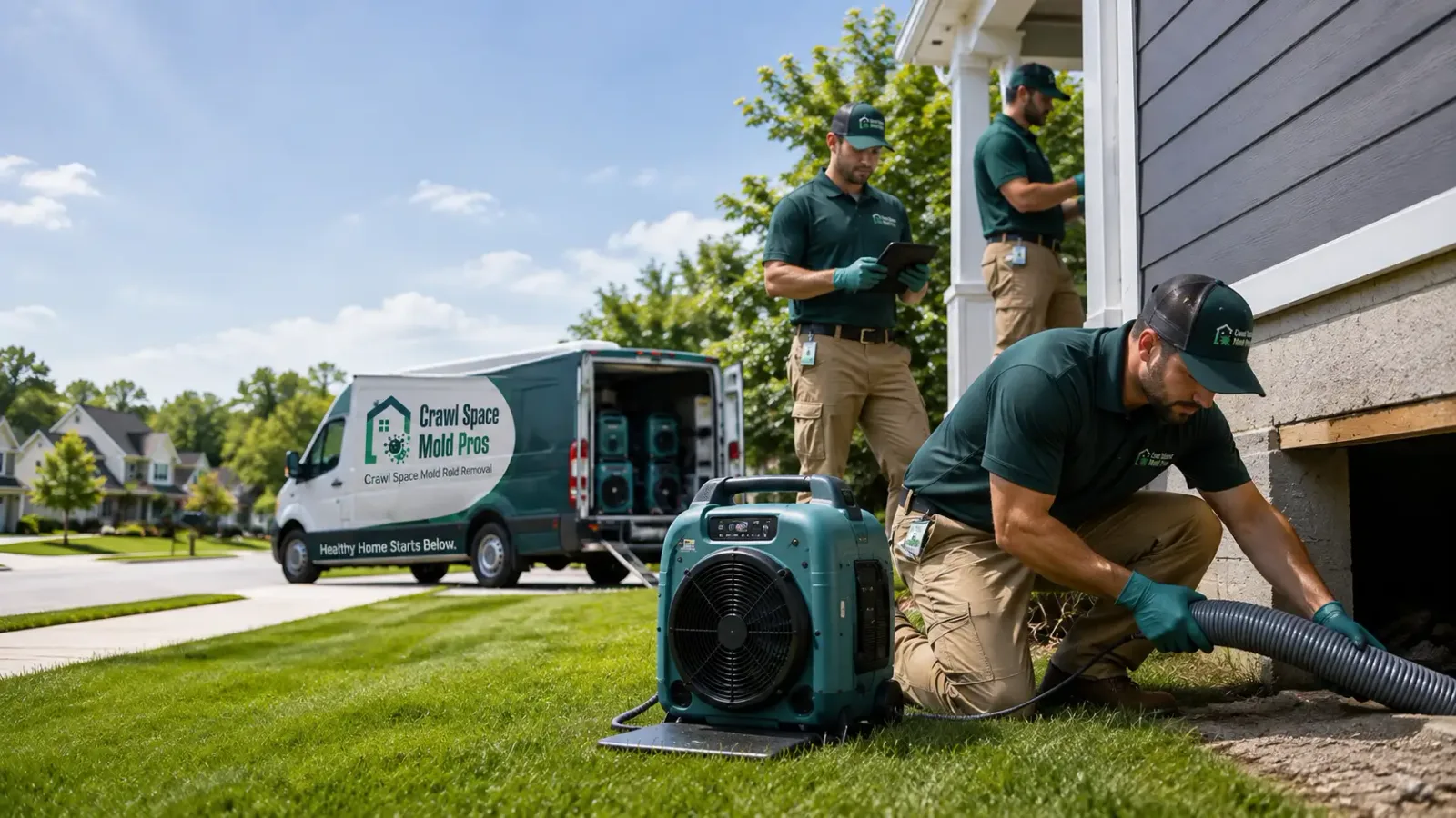 Crawl Space Mold Removal in Clio, IA